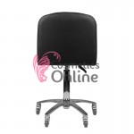 Scaun pentru salon cu spatar si pompa, culoare neagra, model AT 101, art ACP 131174
